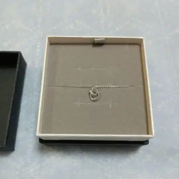 TSUTSUMI K10WG 다이아몬드 프티 목걸이