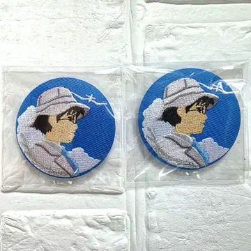 [바람이 분다] 자수 브로치 2개 세트 미사용