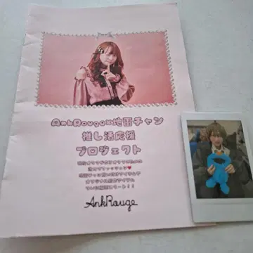 지뢰짱 Ank Rouge 팜플렛 지뢰군 폴라로이드