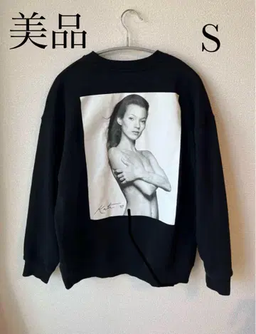 [ 인기 ] ZARA Kate Moss 케이트 모스 맨투맨 S 블랙