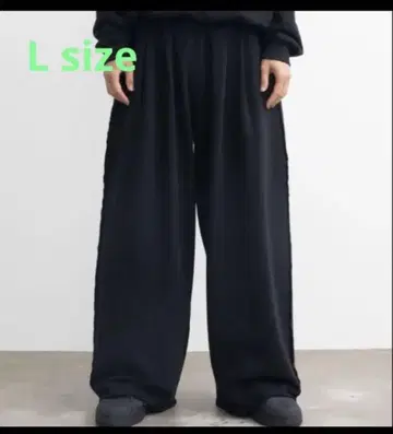 블랙 조거 팬츠 L size