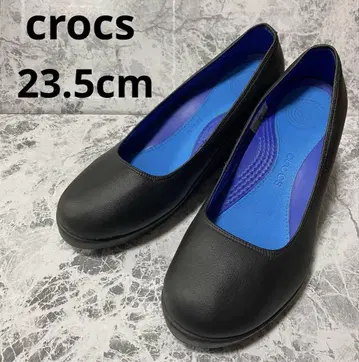 새상품급 crocs 알렉스 클로즈드토 웨지힐 펌프스 23.5cm