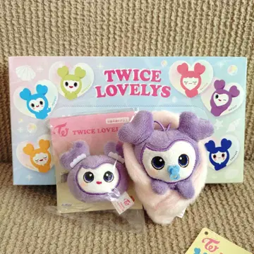 TWICE LOVELYS 속싸개 마스코트 헤어핀 사나 서브리 GIGO