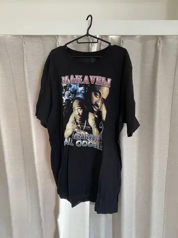 2pac MAKAVELI Against All Odds 셔츠