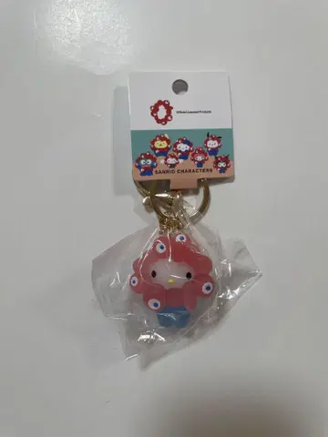 입체 마스코트 클리어 컬러 키링 헬로키티