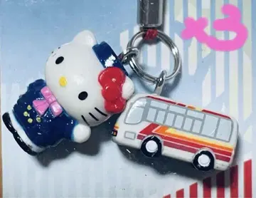 레어 레트로 산리오 헬로키티 버스 포함 스트랩 3개 세트