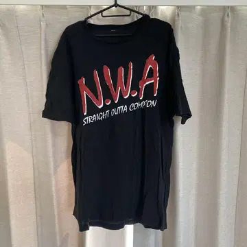 N.W.A 티셔츠 블랙
