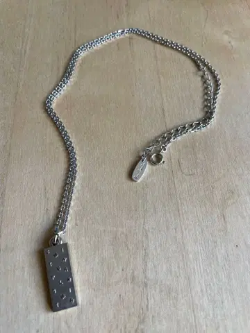 폴스미스 실버 플레이트형 목걸이