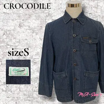 새상품급 CROCODILE 남성용 데님 자켓 심플 스타일리쉬 S