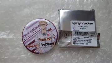 츠키시마 케이 도호쿠 라쿠텐 골든 이글스 x 하이큐 캔뱃지