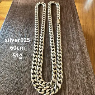 실버925 키헤이 목걸이 60cm 51g!