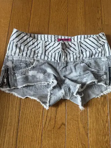 캐주얼 숏팬츠 그레이