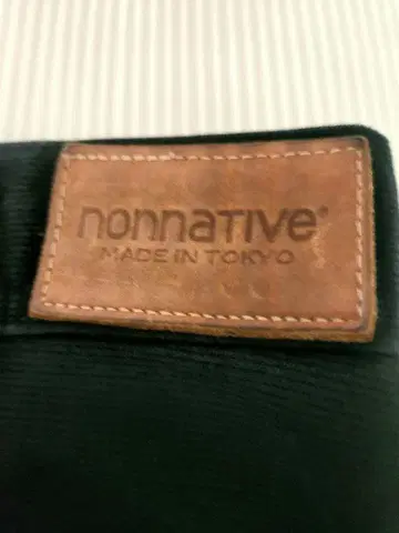 논네이티브 nonnative 코튼 100% 치노 팬츠 블랙 사이즈 2