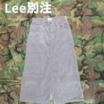Lee 별주 굵은 폭 코듀로이 롱 스커트 빔즈 보이 차오패닉