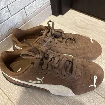 PUMA 스피드캣 브라운 스니커즈