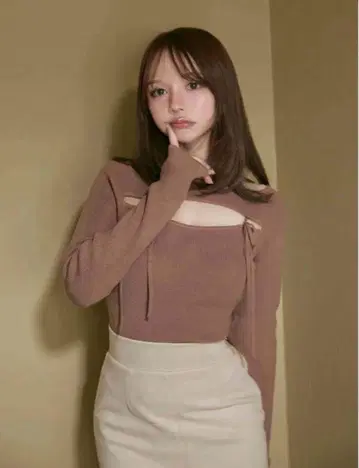 주말 한정판 가격 인하 ANDMARY/앤드마리/Bebe knit tops
