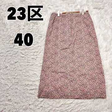 23구 (40) 미니 꽃무늬 스커트 온워드 카시야마