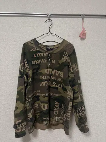HYSTERIC GLAMOUR 카모 패턴 긴팔 셔츠 S 사이즈