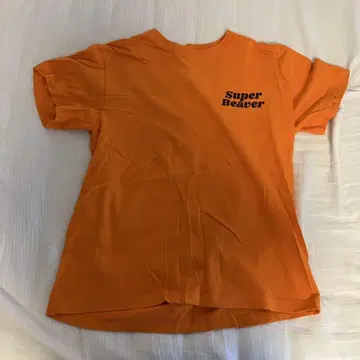 SUPER BEAVER 밴드 롱티 오렌지 M