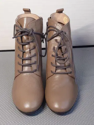 23.0cm 키다리 아저씨 천연 가죽 레이스업 부츠