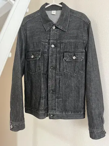 ovy Black Washed 2nd Type Denim Jacket