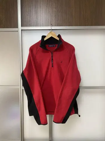 [구제 의류] NAUTICA 플리스 하프 지퍼 M 사이즈