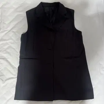 블랙 싱글 버튼 베스트