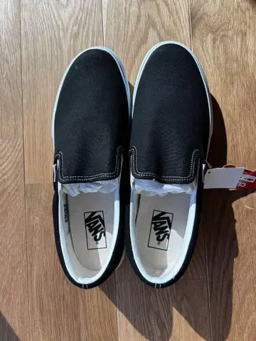 VANS 블랙 슬립온 9H