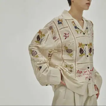 TODAYFUL Embroidery Patchwork Shirts