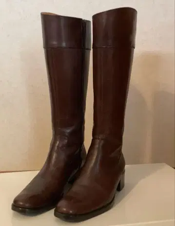 Marie Club 여성용 롱 부츠 브라운 23cm