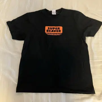 SUPER BEAVER 밴딩 T셔츠 블랙 M