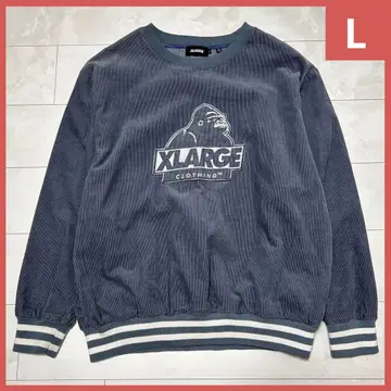 XLARGE 코듀로이 크루넥 트레이닝복 그레이