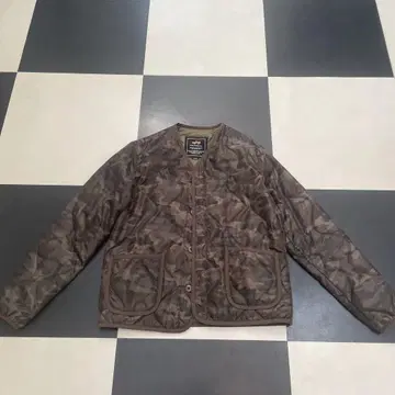 ALPHA INDUSTRIES 카모플라쥬 퀼팅 자켓 L