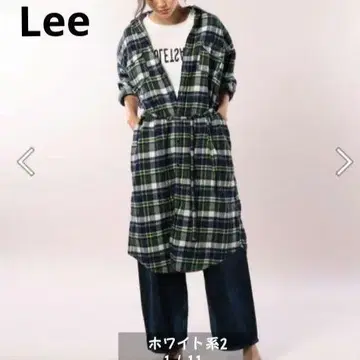 Lee LONG WORK DRESS 체크 셔츠 원피스  소재