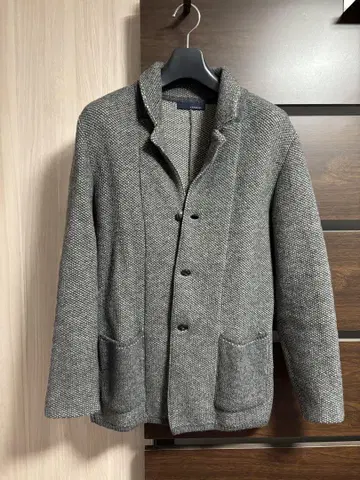 LARDINI 그레이 니트 자켓