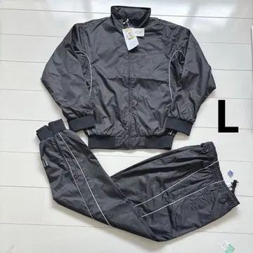 윈드 브레이커 상하의 남성용 블랙 L 방한 보온 알루미늄 코팅