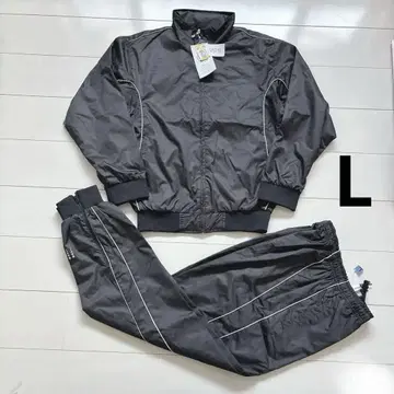 윈드 브레이커 상하의 남성용 블랙 L 방한 보온 알루미늄 코팅