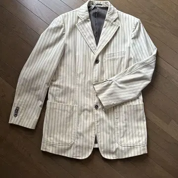 Guy Laroche 빈티지 스트라이프 테일러드 자켓