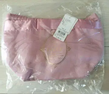 새상품 메종 드 플뢰르 브랜드 로고 프릴 핸들 토트백 핑크