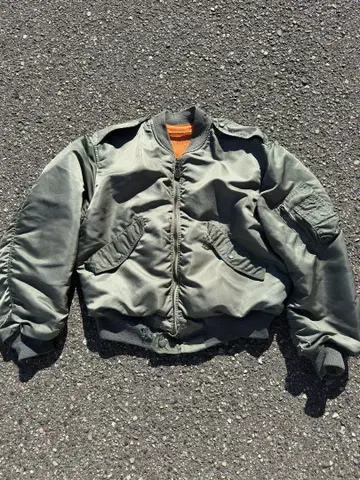 60s 미군 실물 L2B 플라이트 자켓 초기형 vintage