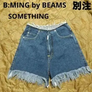 B:MING by BEAMS 별주 썸씽 데님 숏팬츠