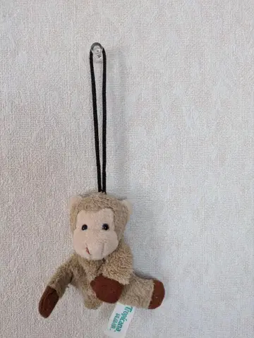 Tropicana 경품 원숭이 봉제 인형 스트랩 마그넷 포함