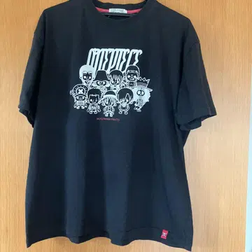 ONEPIECE T셔츠 프린트 로고 밀짚모자 해적단 캐릭터 반팔 LL