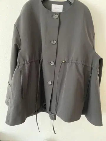 regleam 노카라 자켓 블랙