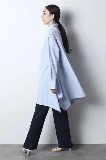 meri 미일리 아지메헴 롱 셔츠 스트라이프 색스