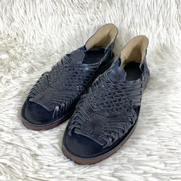 [ CHAMULA ] 참라 (23.5) 가죽 뜨개질 샌들