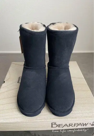 [ 24cm ] BEARPAW 베어파우 여성용 어그 부츠 네이비