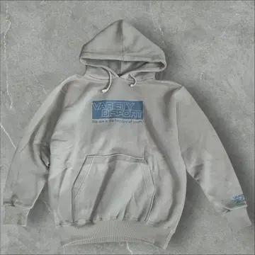 VARIETY DISPORT 베이지 후드 부착 후드티 M