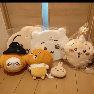 치이카와(먼작귀) 토끼 할로윈 호박 봉제 인형 묶음 판매