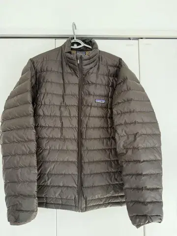 patagonia 다운 스웨터 후디 브라운 M